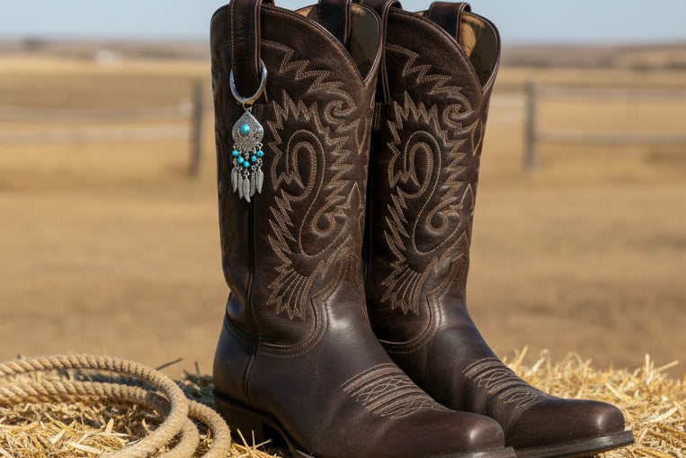 Rebell boots smycken turkosa
