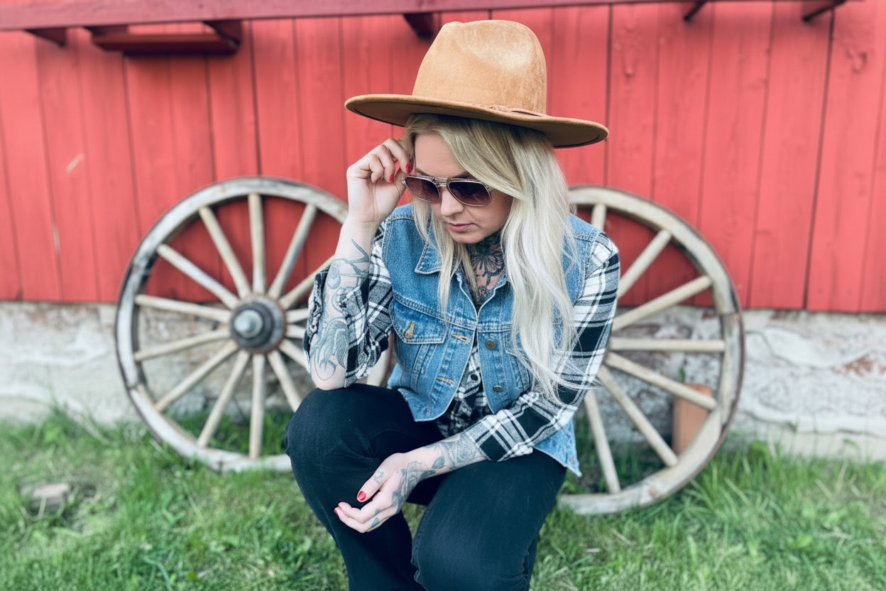 Rebell elpaso  westernhatt  brun
