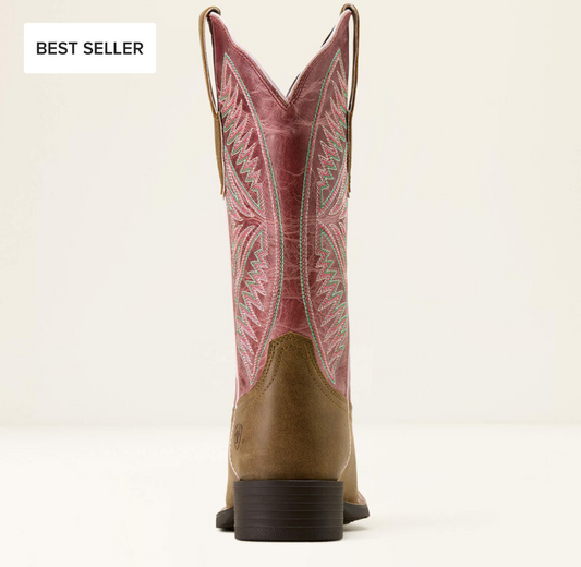 Ariat Ariat Round Up Ruidoso Wide Square Toe Western Boot – Komfort & Cowgirlstil dam boots