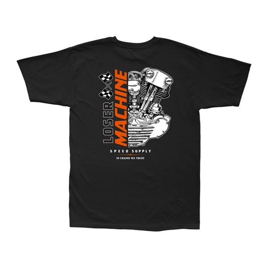 LOSER MACHINE  Knuckle Overdrive t-shirt black unisex