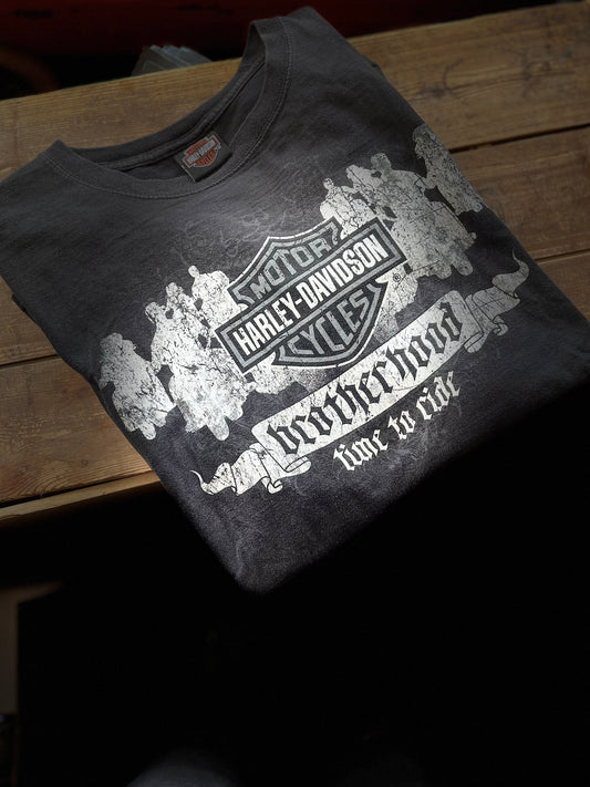 Harley davidsson tshirt svart unisex