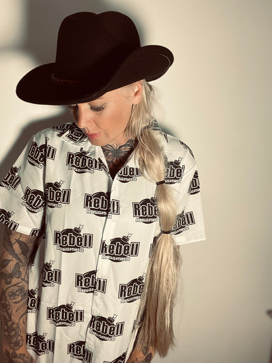 rebell hawaii skjorta unisex