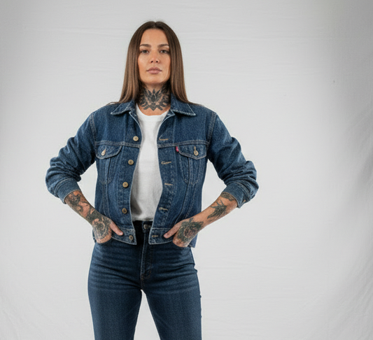 Junk jeansjacka Lee blå s dam