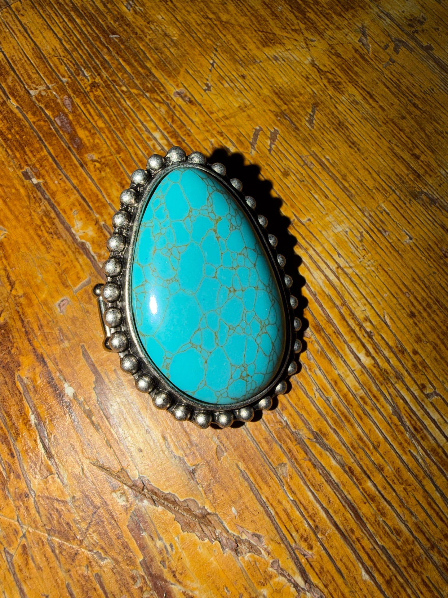 Texas jewelry turkos stor ring stretch