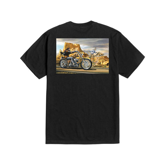 LOSER MACHINE   David mann ghost rider t-shirt black