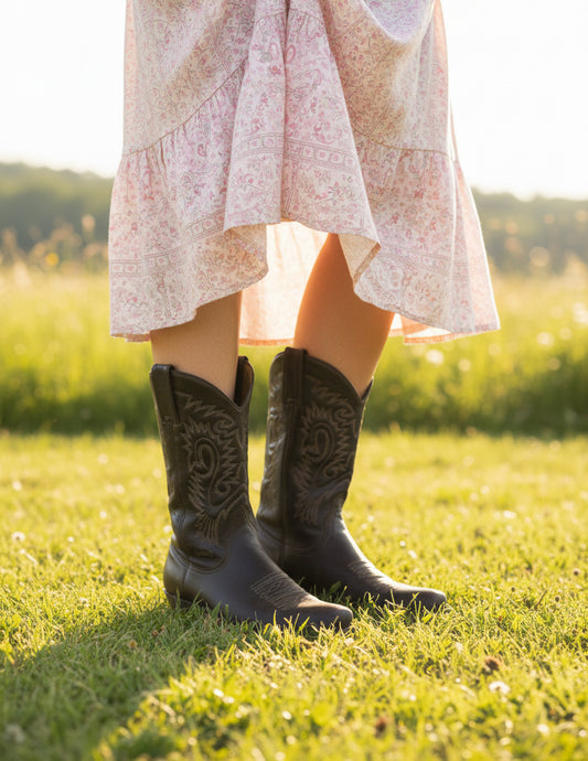 Vintage boots bruna  sancho western boots 40
