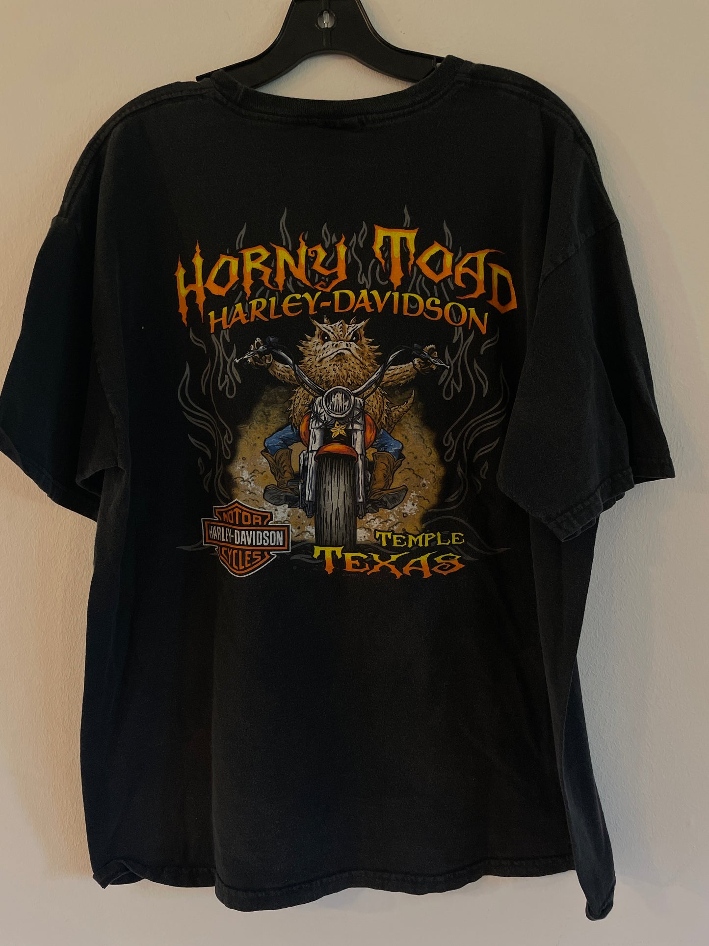 Harley Davidson motorcykel  tshirt    Svart  xl unisex