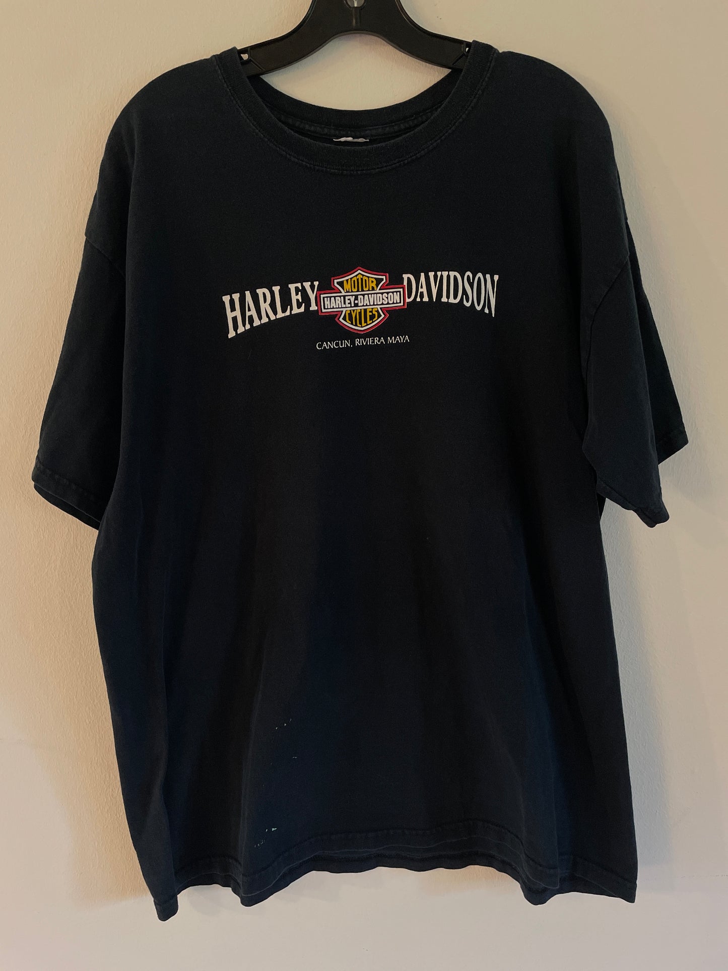 Harley Davidson motorcykel  tshirt    Svart  xl unisex