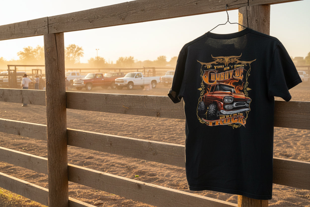 Rebellclothes –  Cowboy Vintage Bullrider rodeo T-shirts från USA