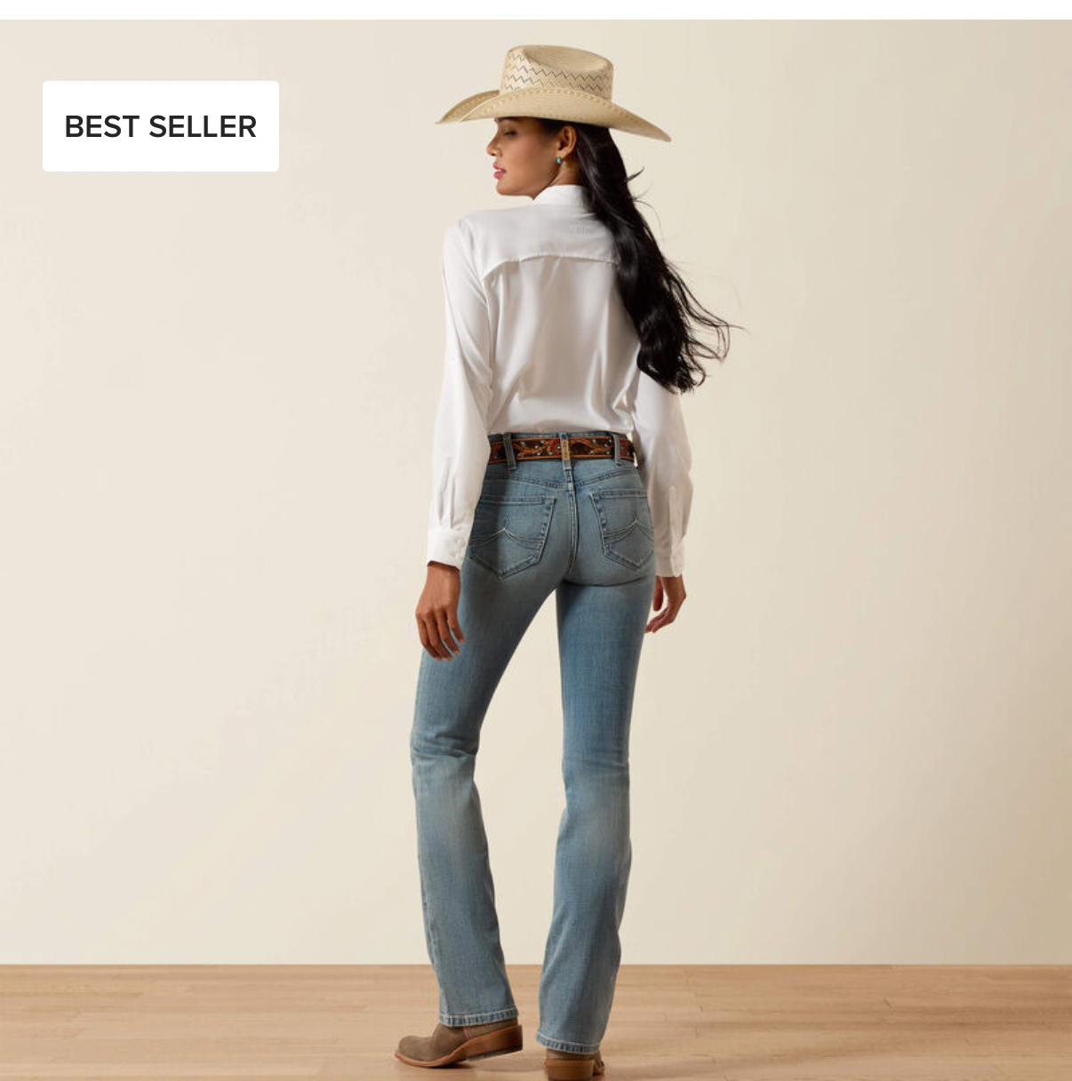 Ariat jeans perfekt rice Panama nayelli boot