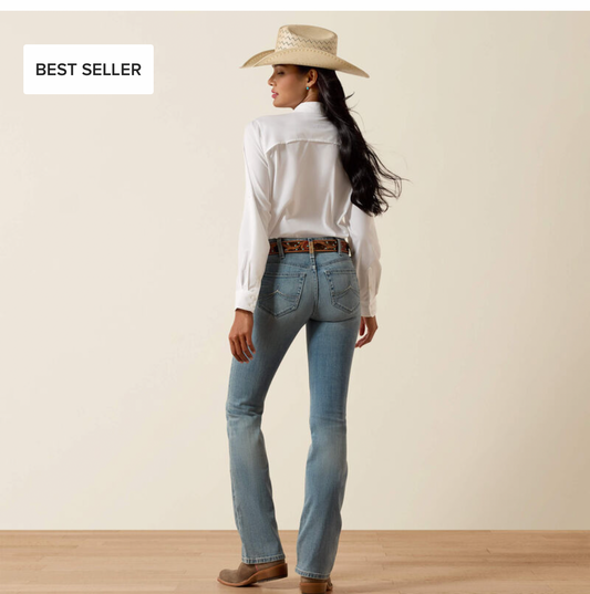 Ariat jeans perfekt rice Panama nayelli boot