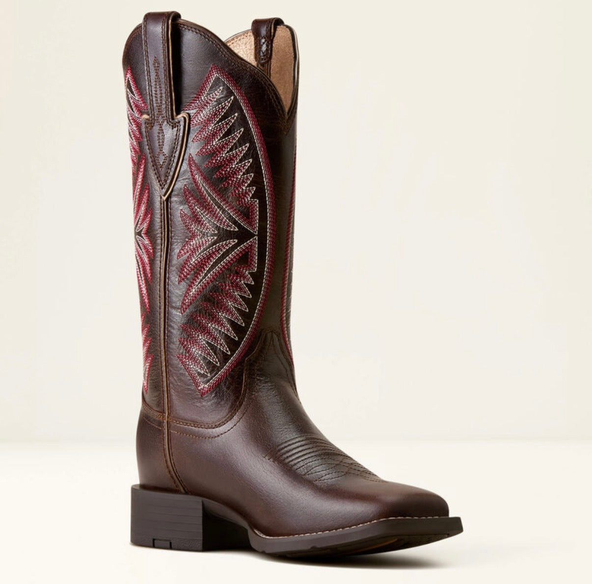 Ariat Ariat Round Up Ruidoso Wide Square Toe Western Boot –  Arizona Brown Komfort & Cowgirlstil dam boots