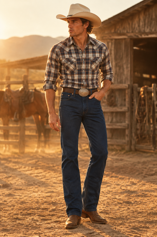 Wrangler 13 MWZ Cowboy cut dark