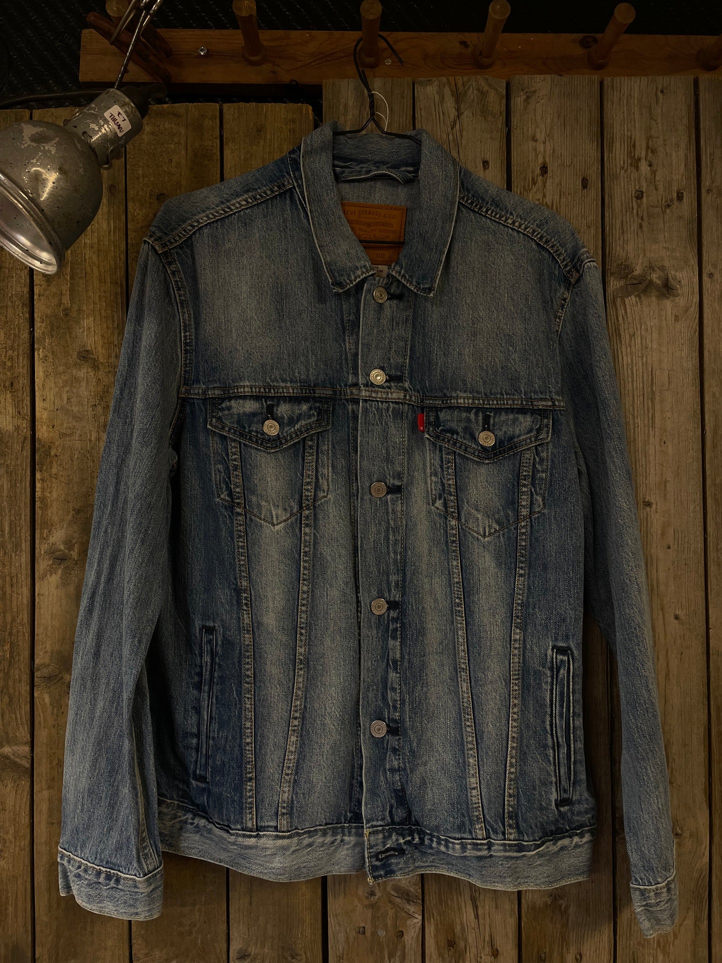 Vintage jeansjacka Levi’s blå large