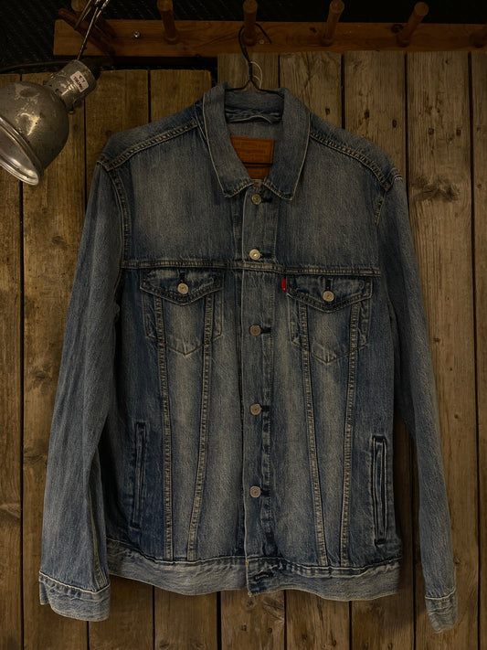 Vintage jeansjacka Levi’s blå large