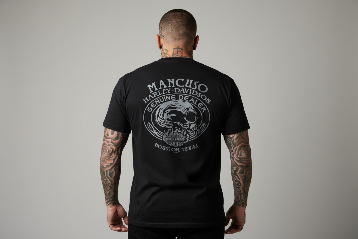 Harley Davidson motorcykel  tshirt   Svart xl  unisex