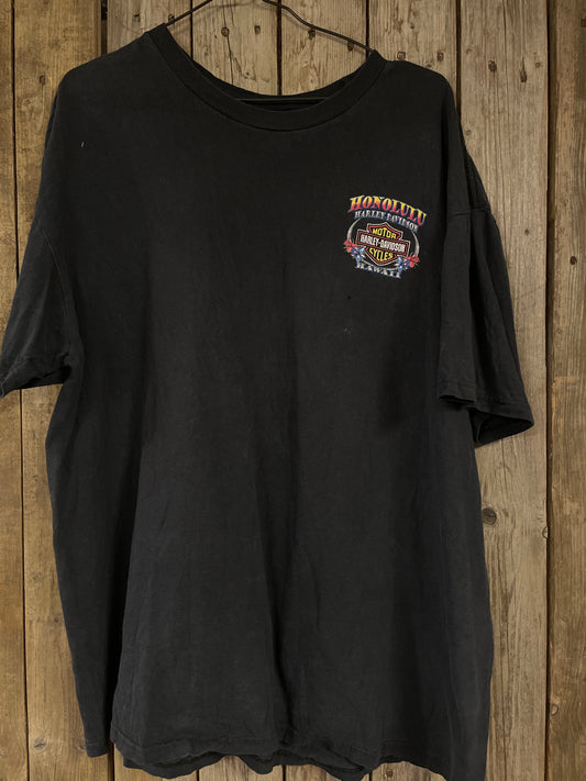 Harley davidsson tshirt svart unisex