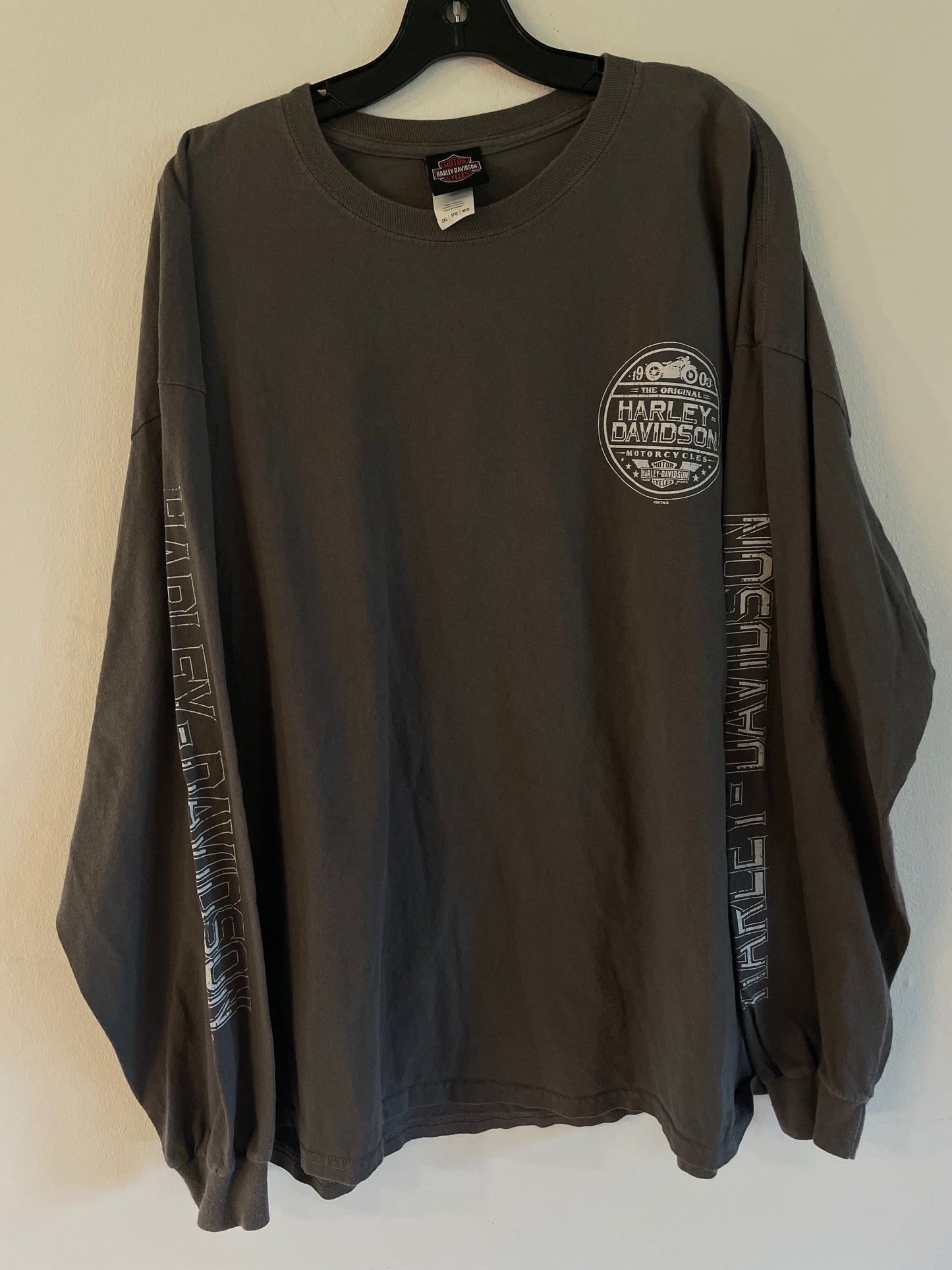 Harley  Davidson  tröja vit långärmad xxlarge unisex