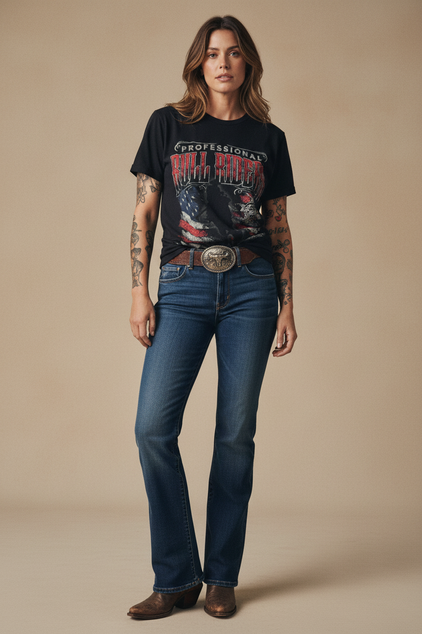 Wrangler cowboy wrangler Bull riders  tshirt limited edition unisex