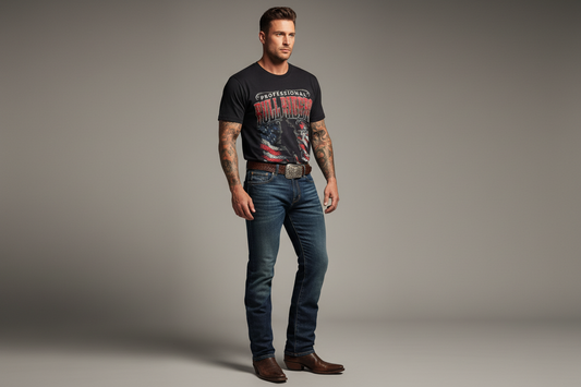 Wrangler cowboy wrangler Bull riders  tshirt limited edition unisex