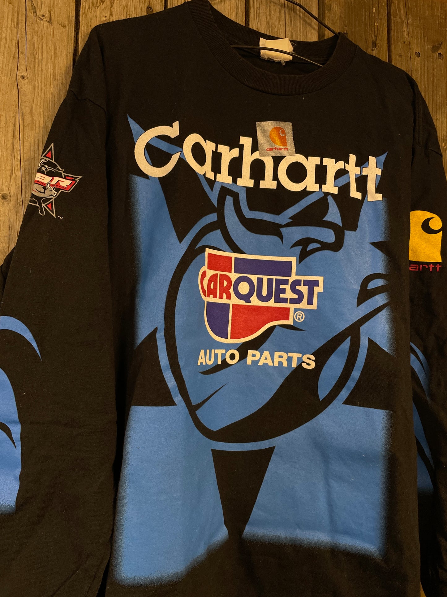 Rebellclothes –  tävlings tröja Cowboy Vintage Bullrider rodeo T-shirts från USA