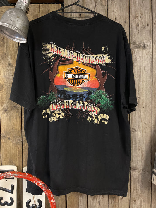 Harley davidsson tshirt svart unisex