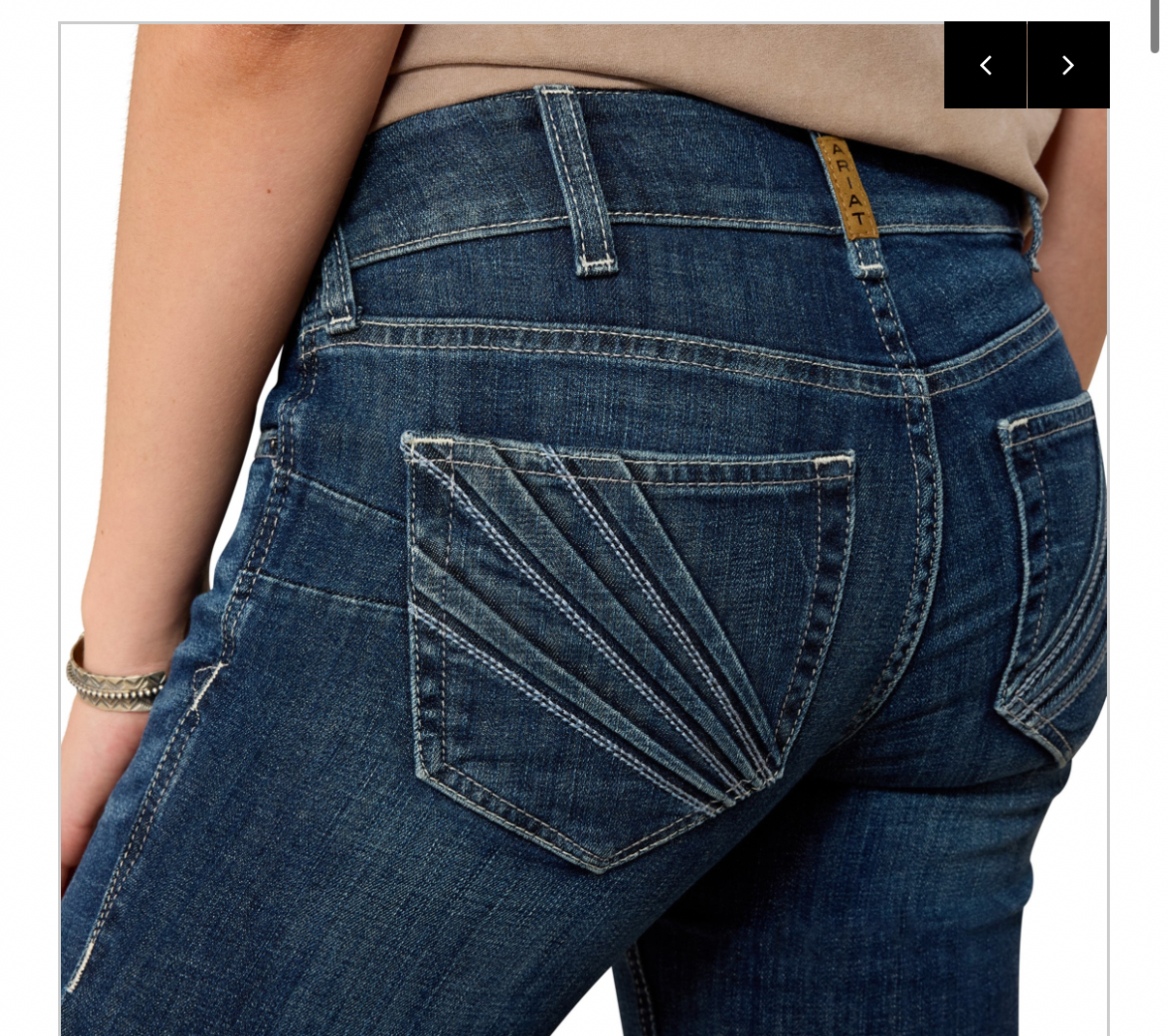 Ariat jeans perfekt rise Flare siren