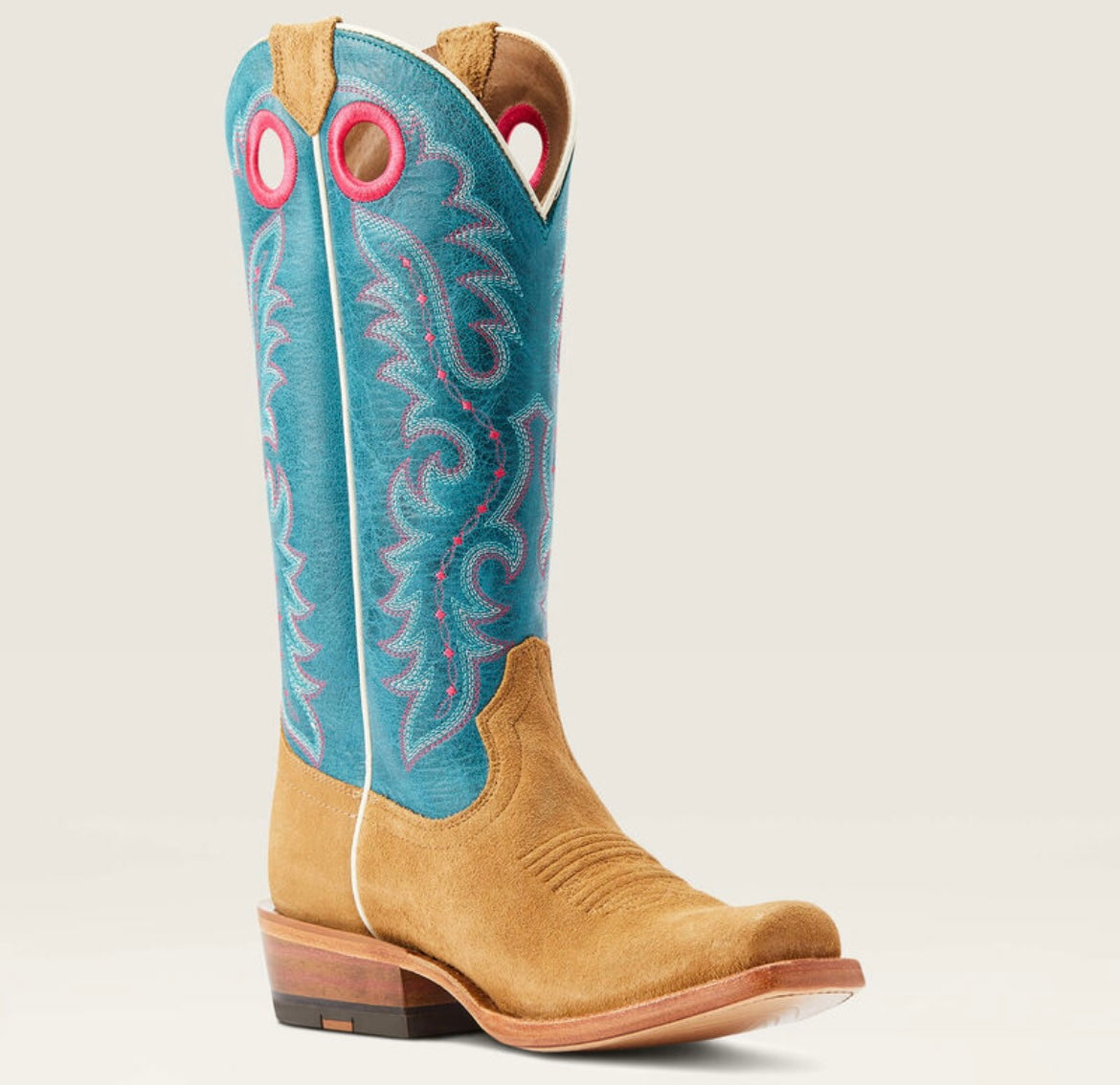 Ariat futurity boon  Western Boot dam boots buckskin