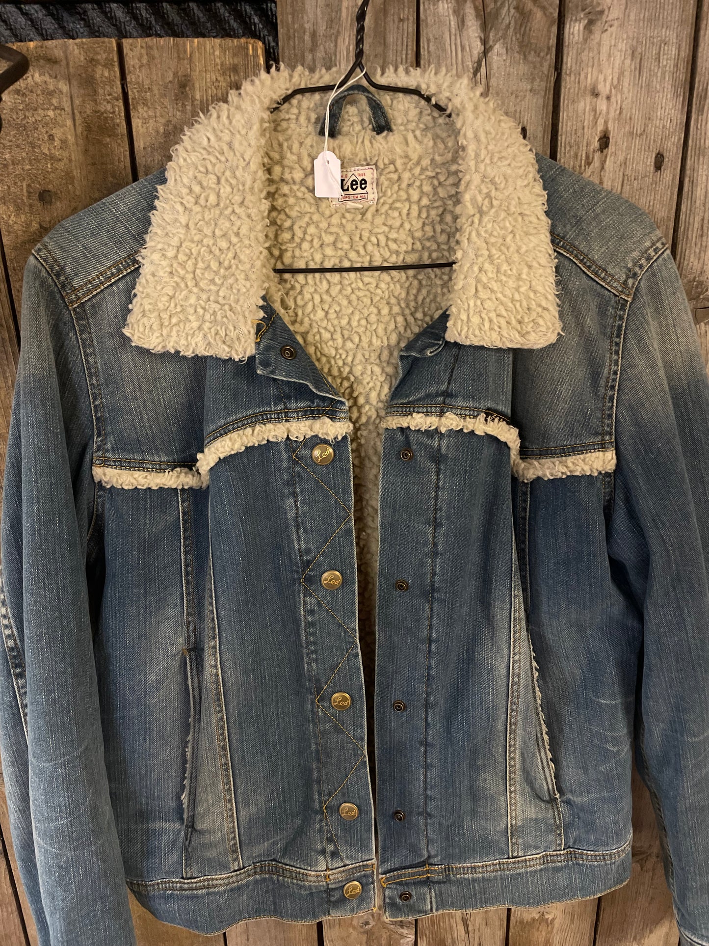 Vintage jeansjacka Lee  blå