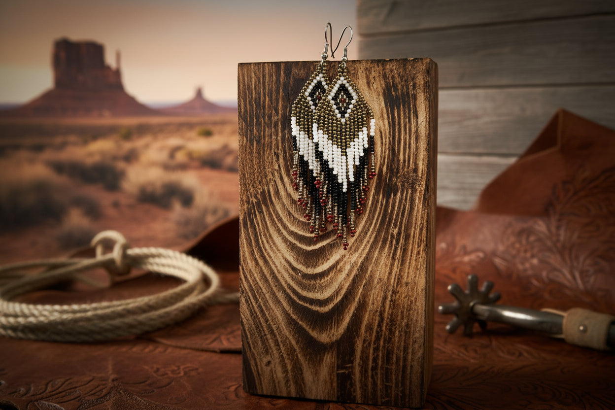 rebell örhängen indian pärlor mellan strlk