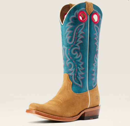 Ariat futurity boon  Western Boot dam boots buckskin