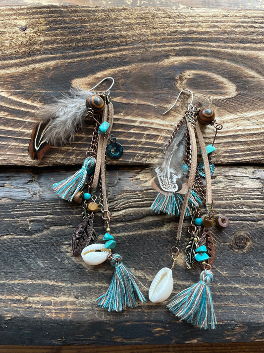 rebell örhängen indian