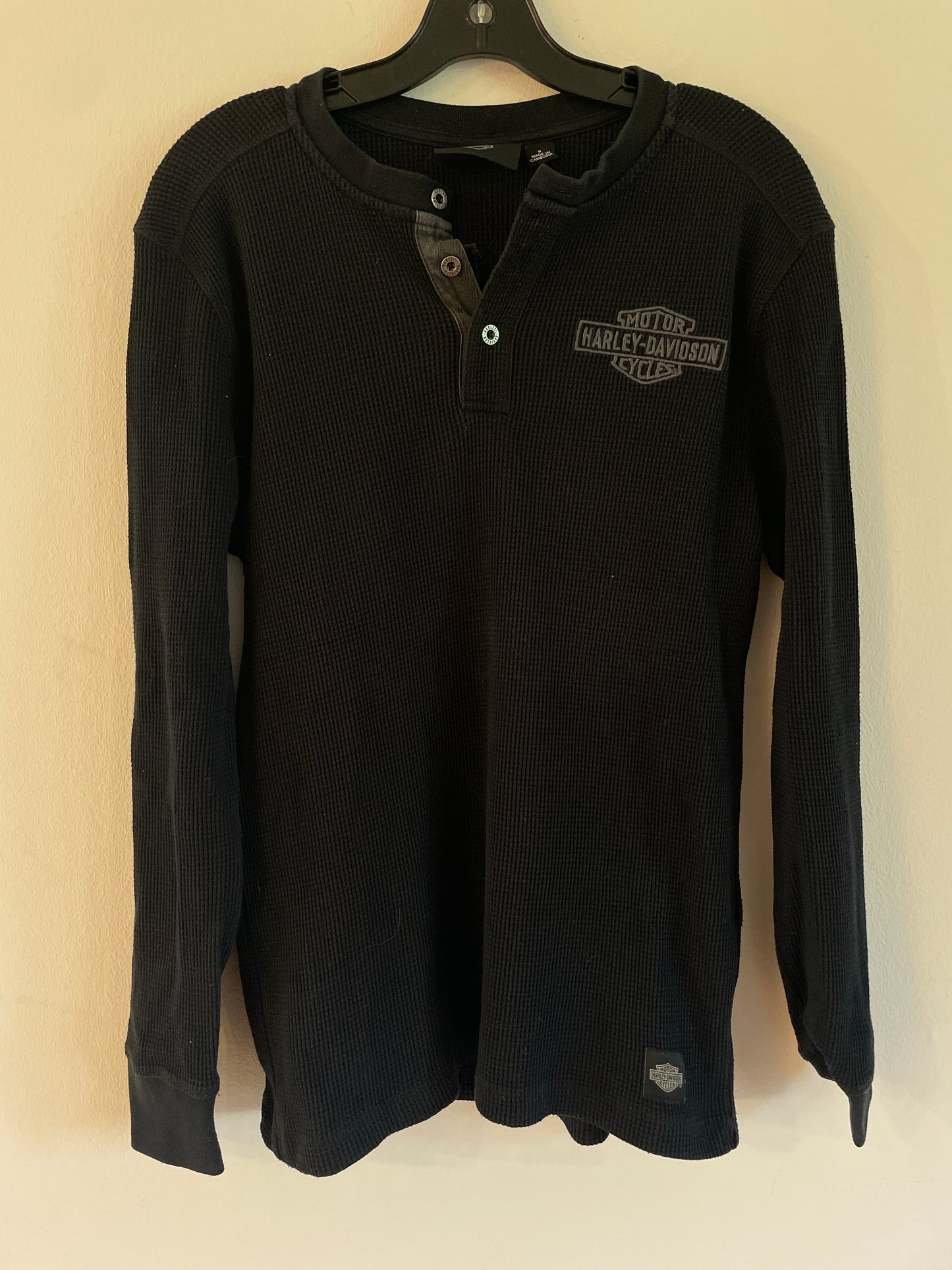Harley  Davidson  tröja   svart  dam small croppad