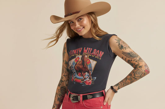 Wrangler cowboy  x lainey Wilson  wrangler Limited edition tshirt
