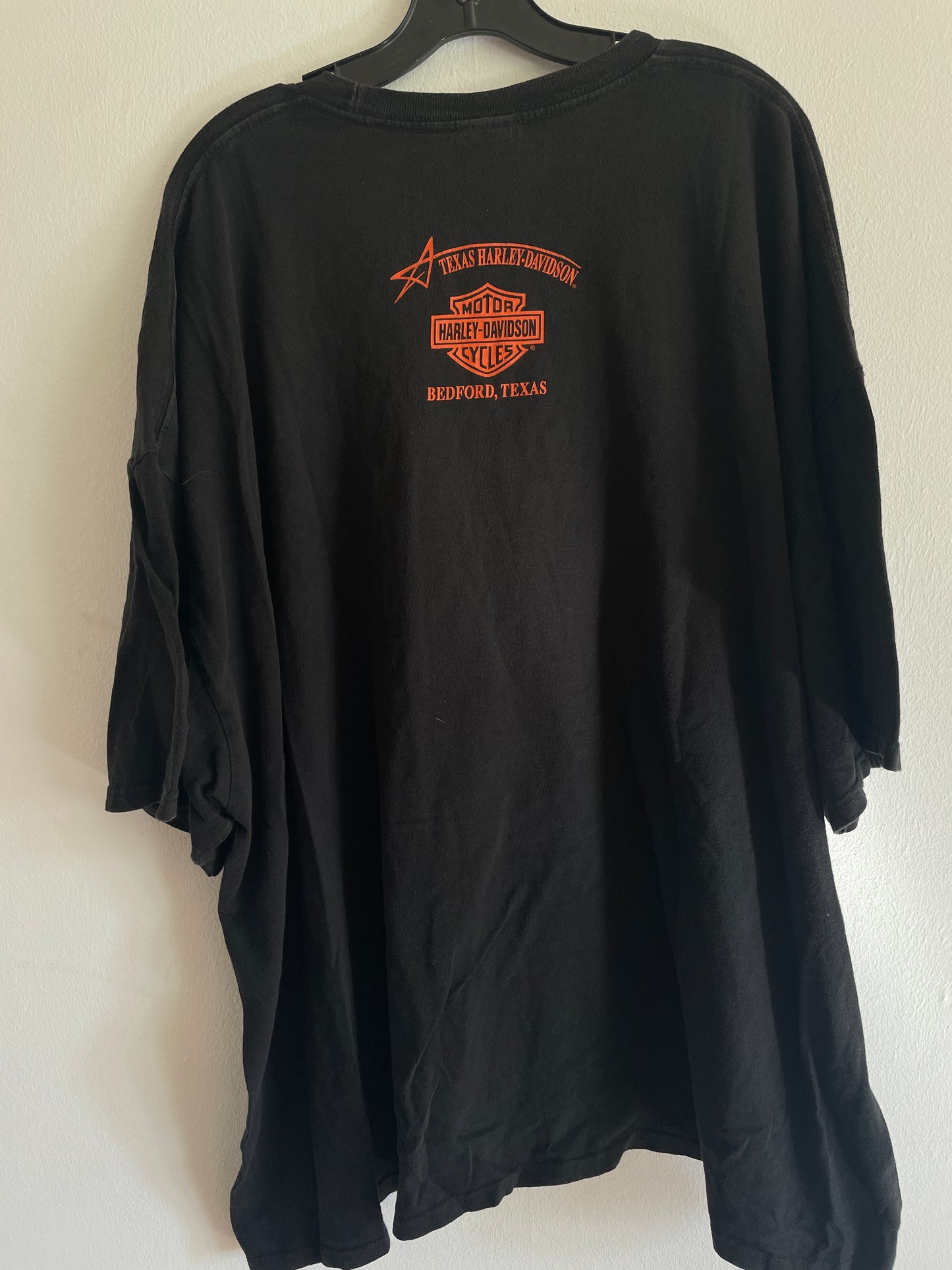 Harley Davidson motorcykel  tshirt svart unisex 4XL
