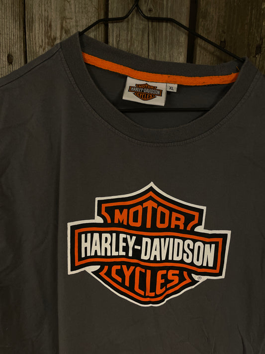 Harley  davidsson tröja  grå  unisex