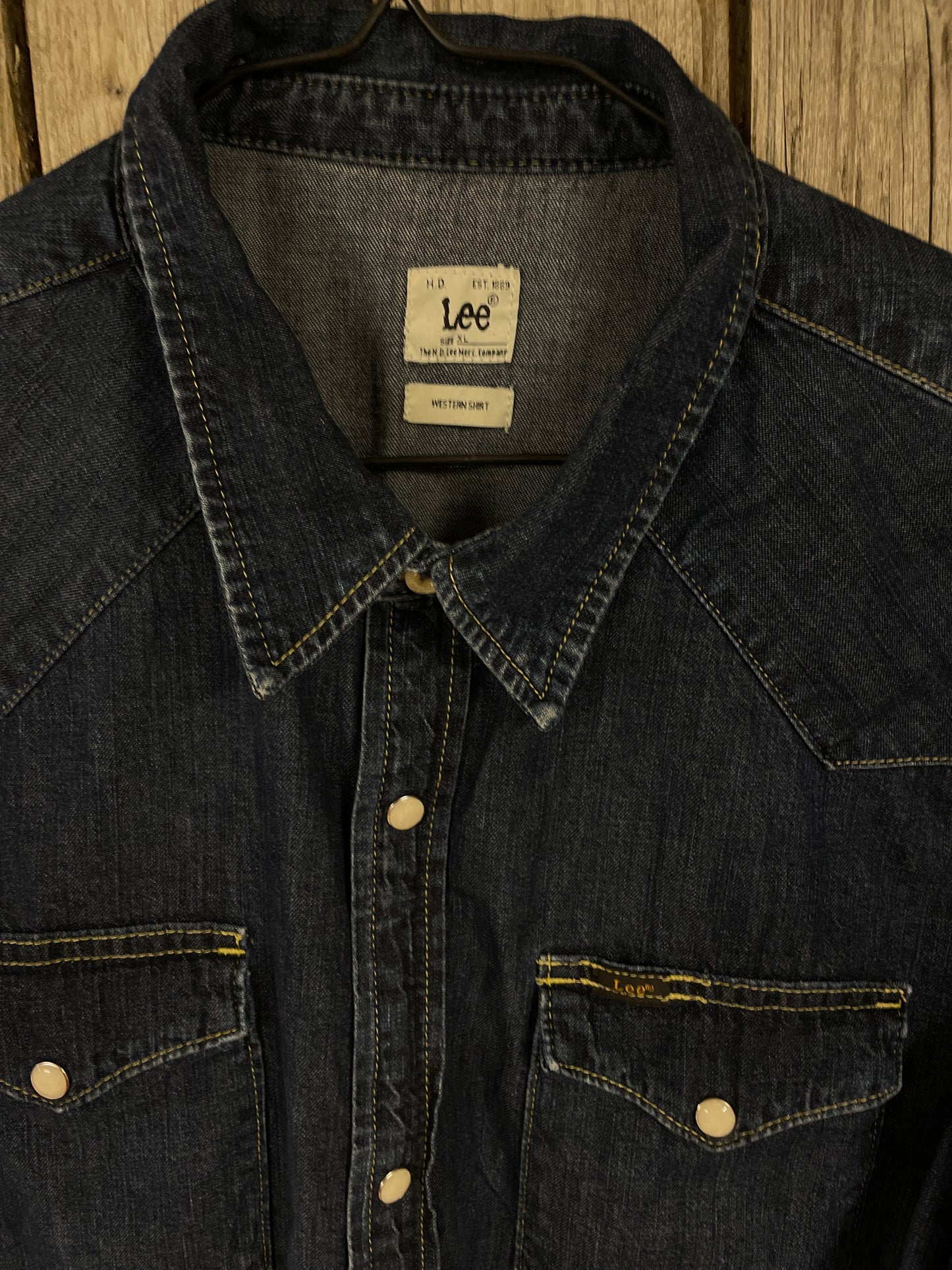 Vintage jeansskjorta  Lee western