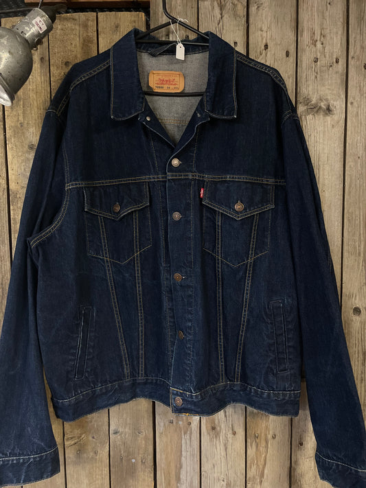 Vintage jeansjacka Levi’s blå Xxl