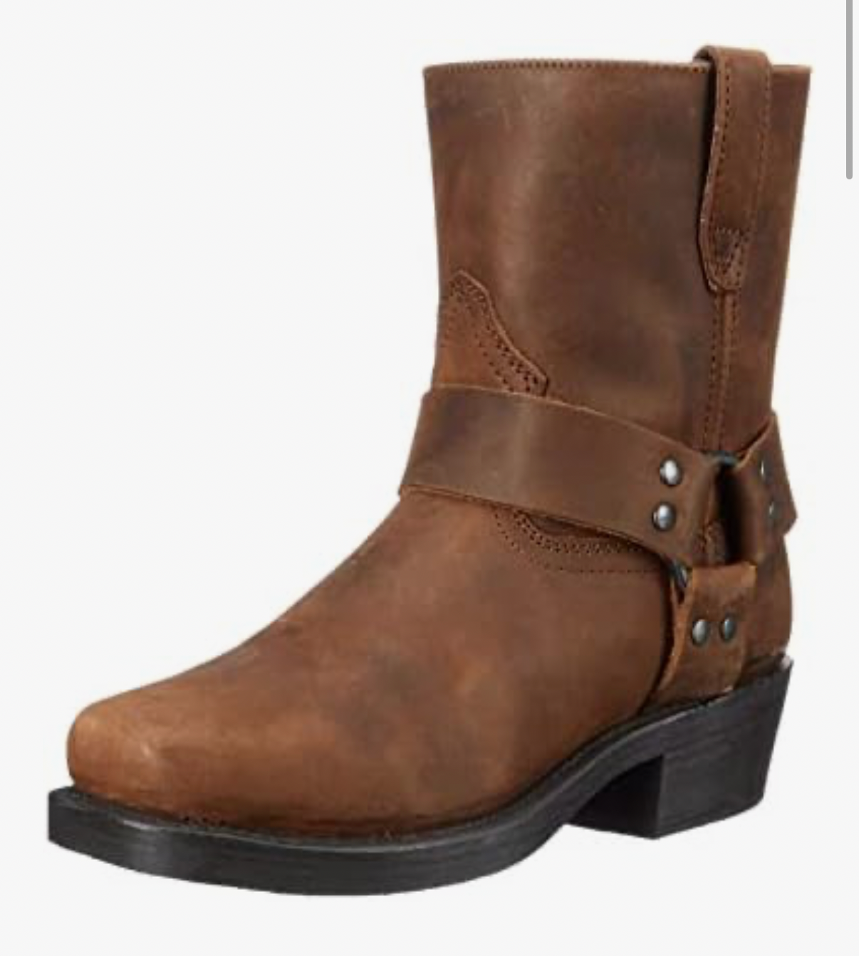 Old West bikerboots brun herr