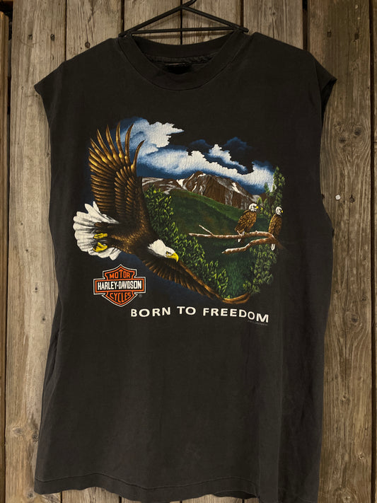 Harley davidsson linne svart unisex