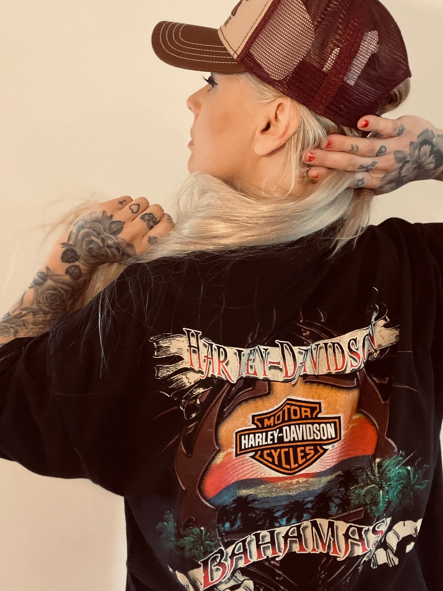 Harley Davidson  tshirt svart unisex XL