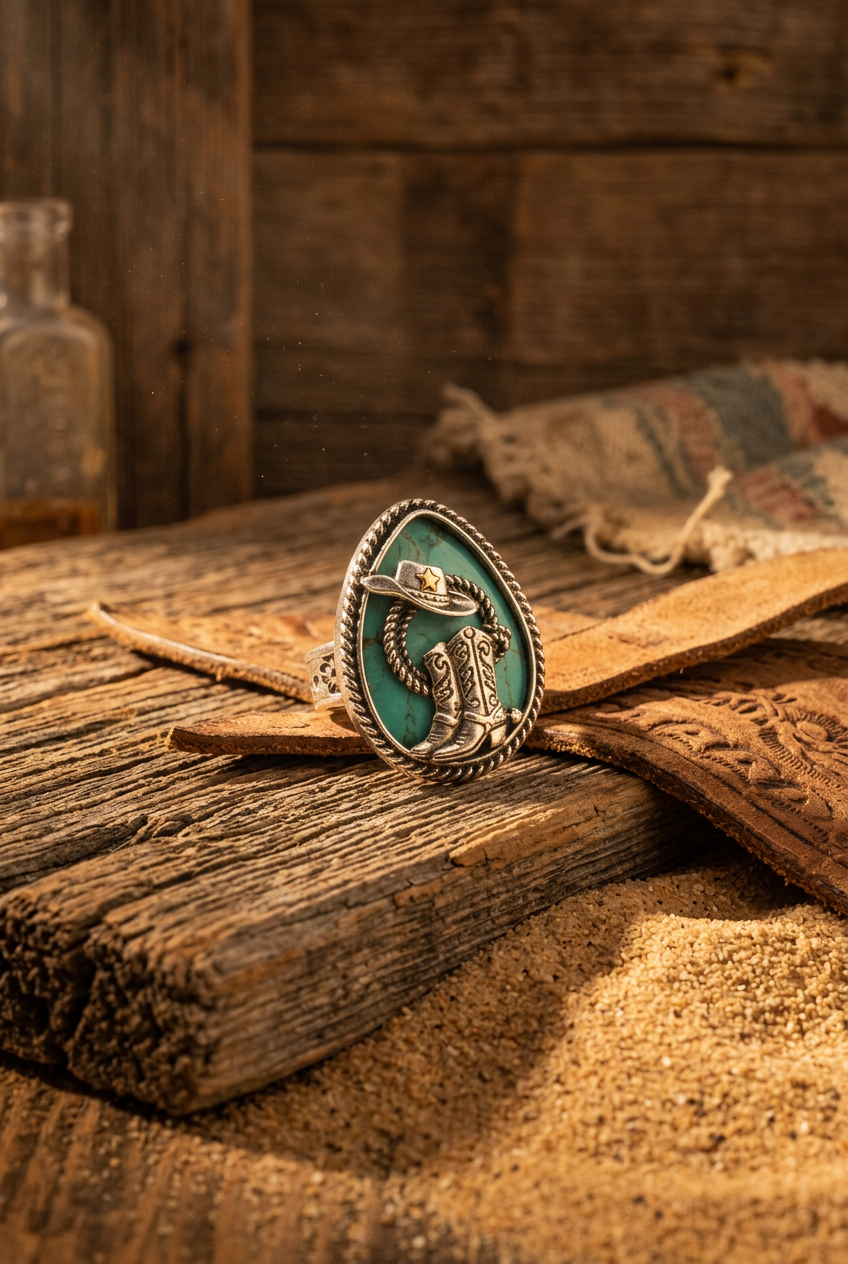 Texas jewelry häst flex ring