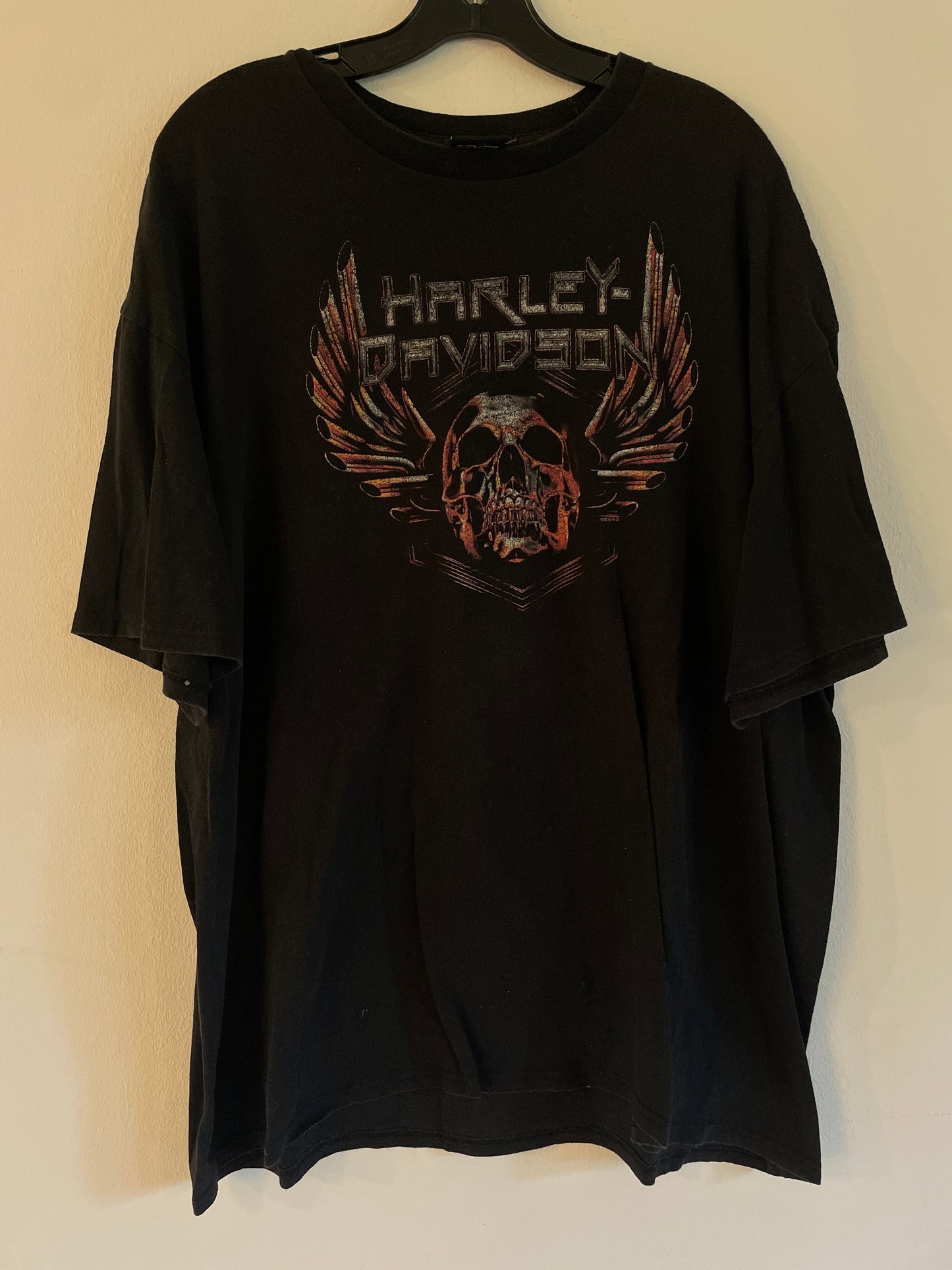 Harley Davidson motorcykel  tshirt    Svart Xxl  unisex