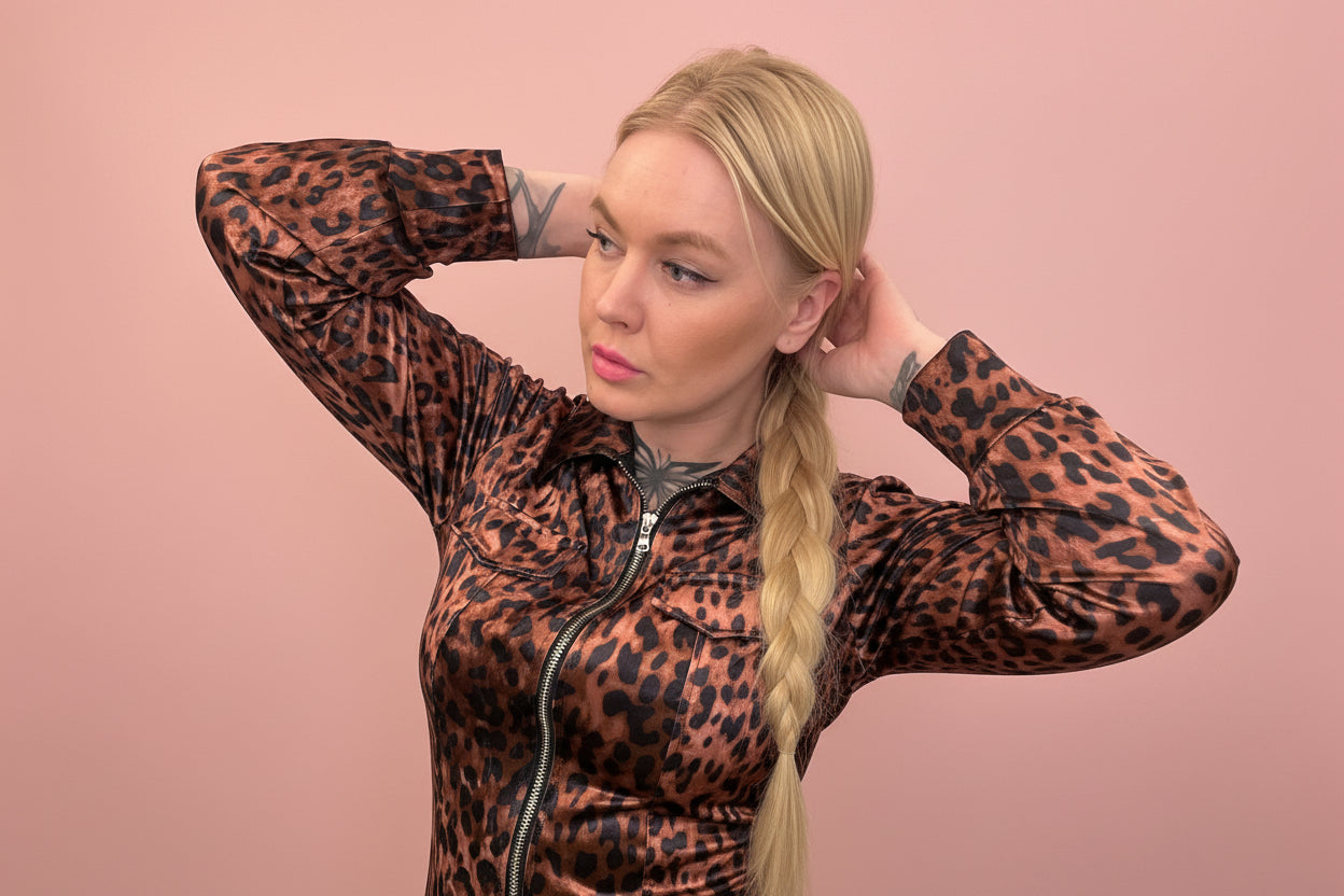 rebell leopard Wild Grace klänning