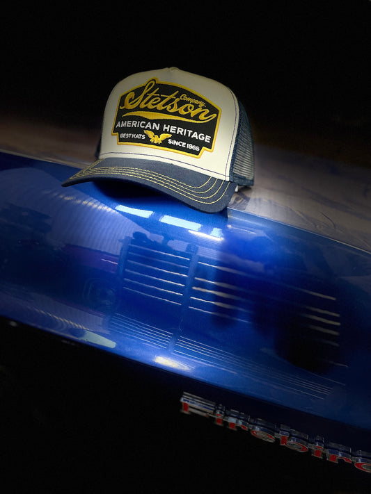 Stetson Trucker Keps blå heritage western