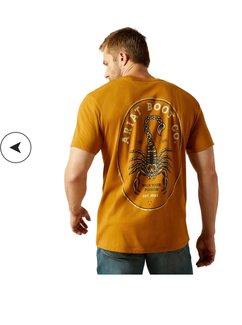 Ariat MNS Ariat scorpinion seal ariat Herr  T-Shirt