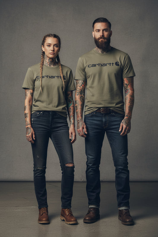 carhartt Dearborn Logo t-shirt dusty olive