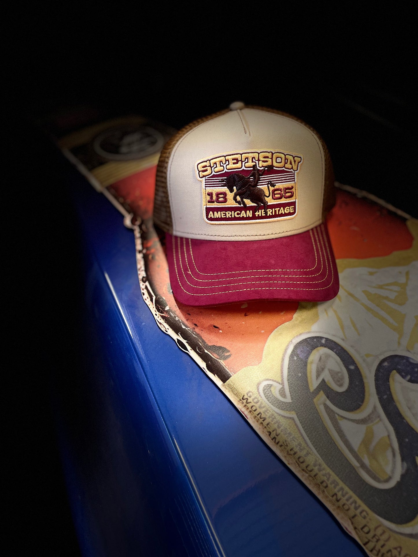 Stetson Trucker Keps American Heritage brown