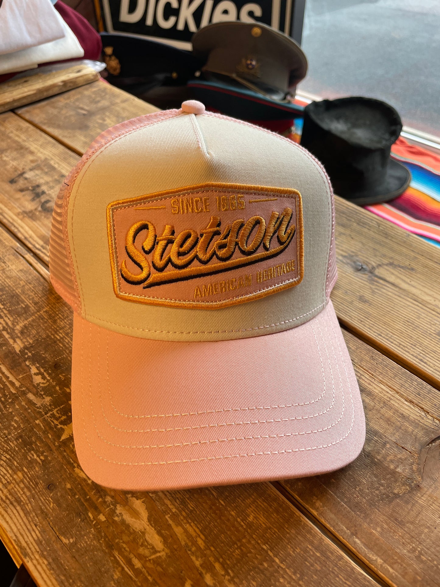Stetson - Truckerkeps rosa