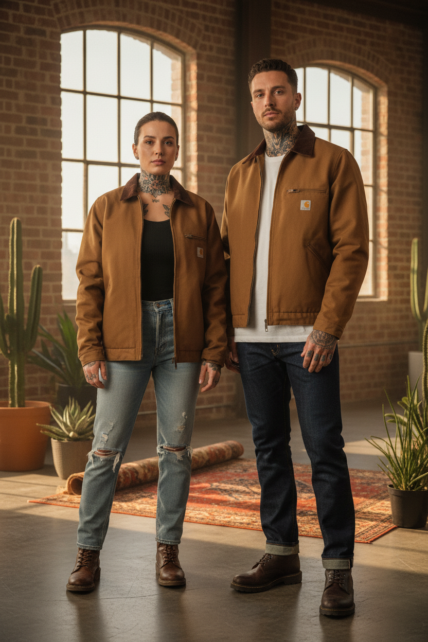 carhartt   duck Detroit jacket Carhartt brown